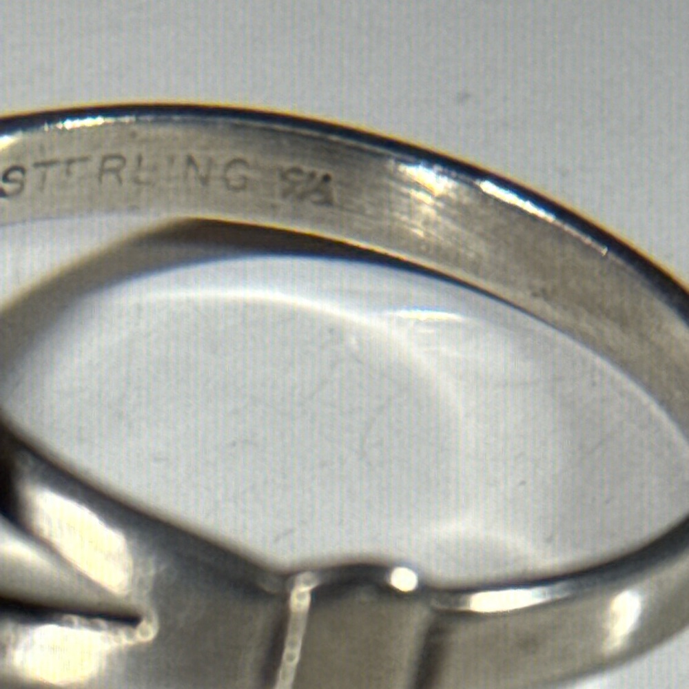VTg bell trading post Sterling silver handmade ring, Native American size 7 - Picture 5 of 5